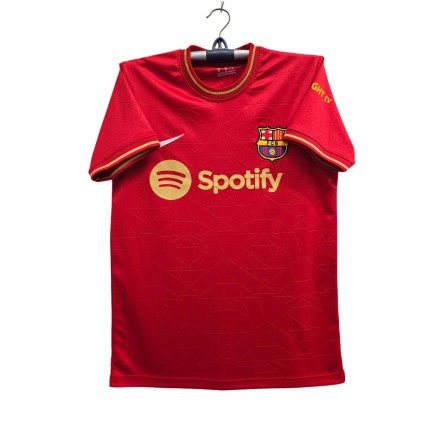Bercelona Embroidery Golgola Half-sleeve Football Jersey For Men -3512