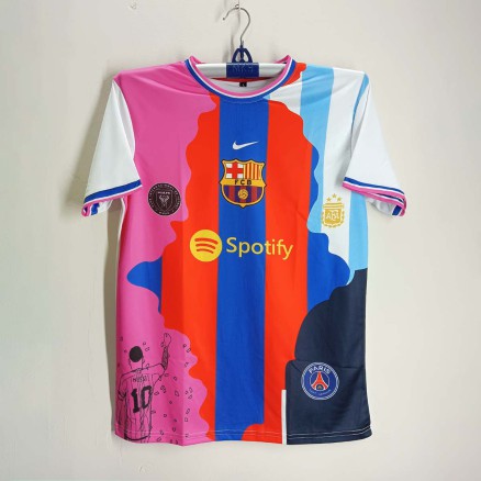 Messi Short Sleeve Sublimation Football Jersey For Men _ 2161