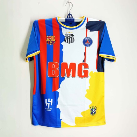 Neymar Short Sleeve Sublimation Football Jersey For Men _ 2162