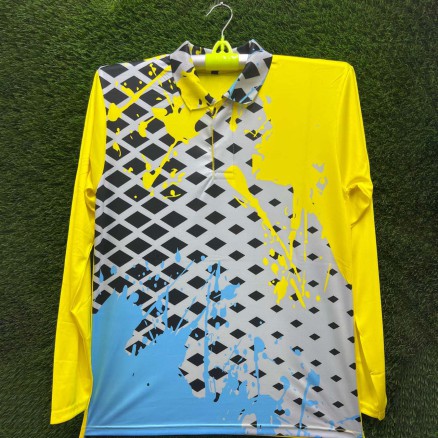 Stylish Sublimation Polo Full sleeve Jersey for Men_8661