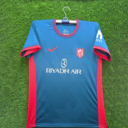 Athlitico de Madrid Embroidery Gol Gola Half-sleeve Football Jersey For Men -8508