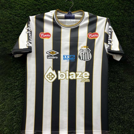 Santos Embroidery Gol Gola Half-sleeve Football Jersey For Men -8510